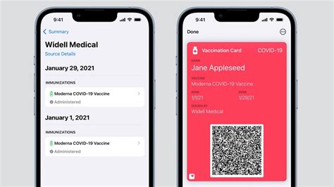 how to save smart health card to apple wallet|add covid vaccine card apple wallet.